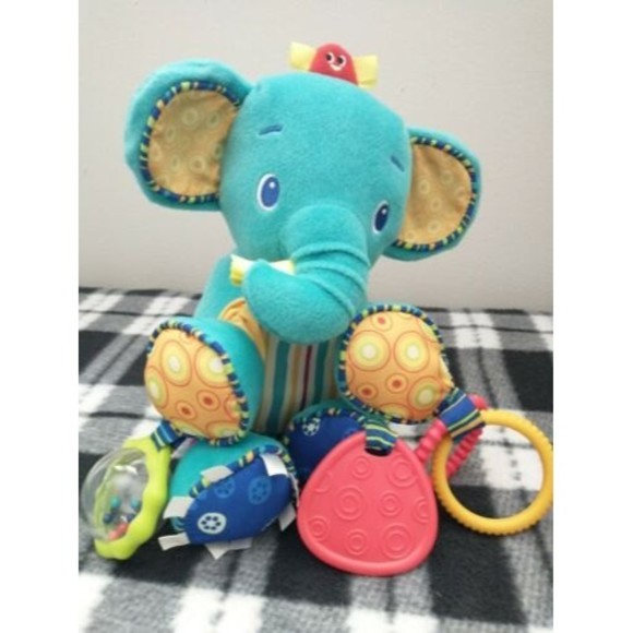Bright Starts Other - 2/$25 Bright Starts Bunch O Fun Elephant Soft Plush Crinkle Toy